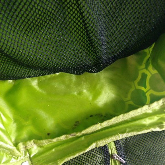 Ju Ju Be Diaper Bag Backpack Be Right Back Blue Green Multi Pocket Easy Carry - Picture 7 of 12